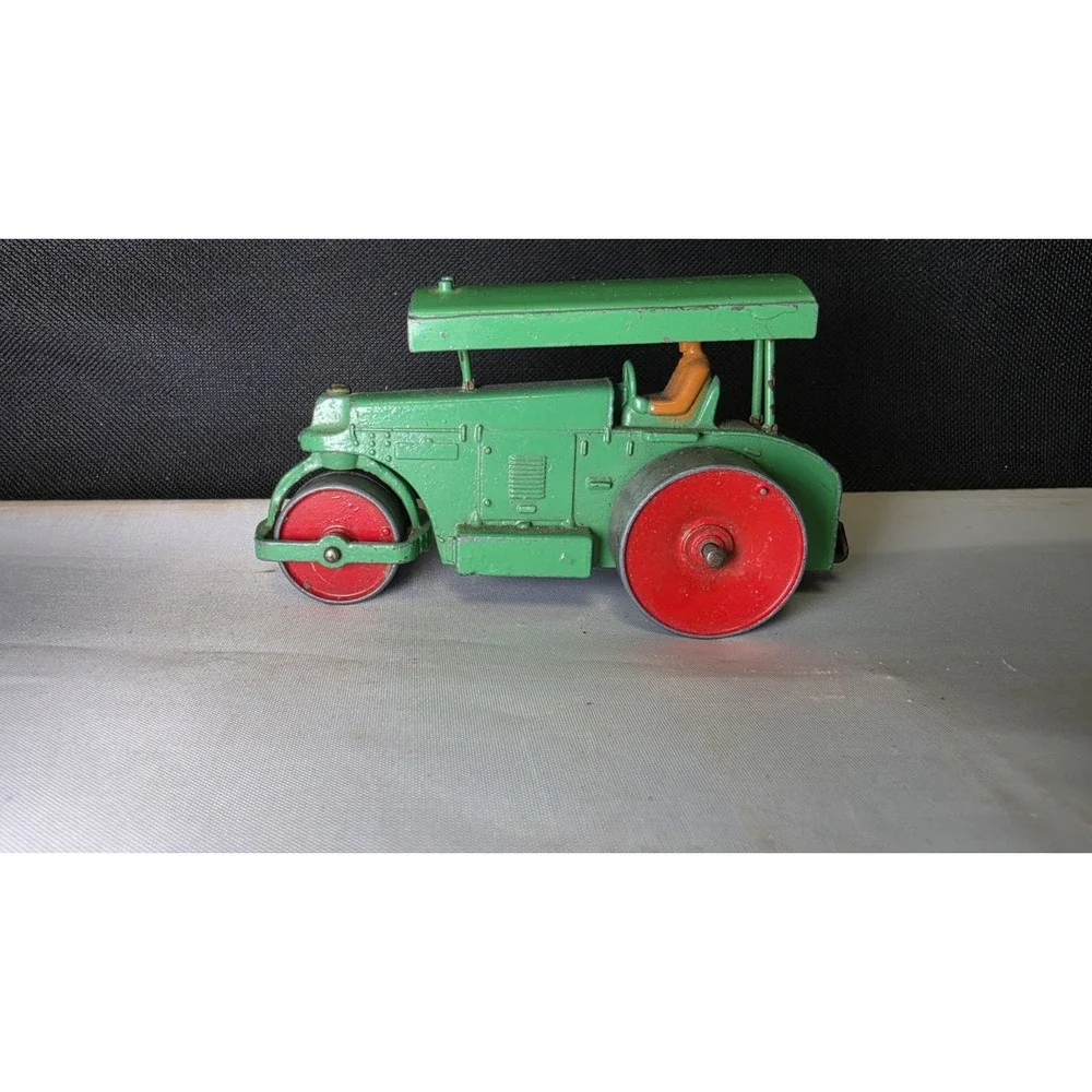 Vintage Dinky Meccano Green Aveling Barford Diesel Roller #279 1950's England
